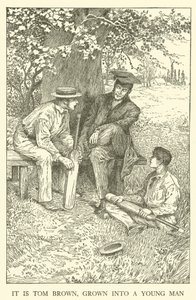 Ilustrace pro Tom Brown’s School-Days (rytina) od Louis John Rhead