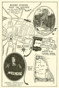 Ilustrace pro Tom Brown’s School-Days (rytina) od Louis John Rhead