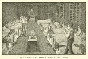 Ilustrace pro Tom Brown’s School-Days (rytina) od Louis John Rhead