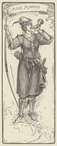 Pokojská Marian od Louis John Rhead
