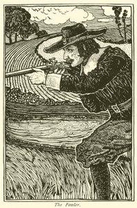 The Fowler (rytina) od Louis John Rhead