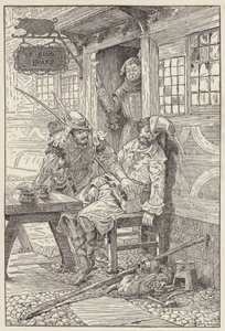 S úsměvem na tváři se natáhl a vytáhl zatykač od Louis John Rhead