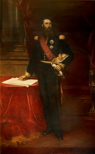 Portrét Leopolda II. 1835-1909, krále Belgičanů, c. 1870.