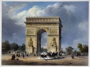 Arc de Triomphe - od Arnouta od Louis Jules Arnout