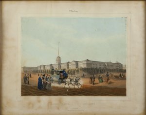 Admiralita v Petrohradu, konec 1840.