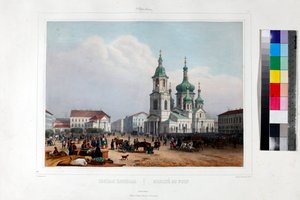 Náměstí Sennaya a kostel Spasitele (eglise de l
