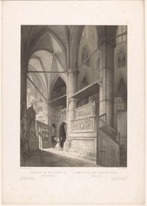 Hrobka anglického krále Jindřicha III. ve Westminsterském opatství Tombeau du roi Henry III, abbaye de Westminster / Hrobka krále Jindřicha Třetího, Westminsterské opatství (titul na předmětu) Anglie, Irsko a Skotsko (název série) Anglie, Irsko a Skotsko