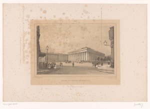 Pohled na budovu Bourse v Paříži Bourse et Tribunal de Commerce (název na předmětu) Tváře v Paříži a okolí (název série) Paris (název série na objektu)