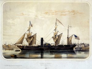 Parník "The Franklin" od Louis Le Breton