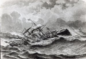 Katastrofa na Great Eastern v září 1861 od Louis Le Breton