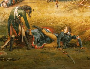 Bitva u Marenga (olej na plátně) od Louis Lejeune