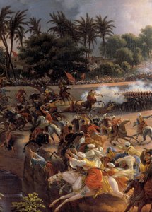 Kampaň (expedice) do Egypta (1798-1801): „“ Bitva u pyramid, 21. července od Louis Lejeune