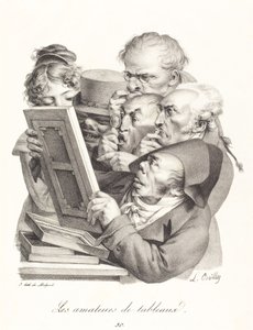Obrazoví nadšenci od Louis Leopold Boilly