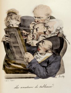 Milovníci obrazů Rytina Louis-Leopold Boilly (Louis Leopold Boilly od Louis Leopold Boilly