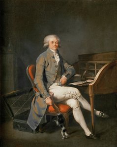 Maximilien Robespierre (olej na plátně) od Louis Leopold Boilly