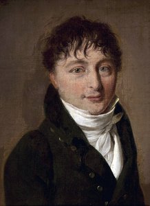 Portrét skladatele Charlese Gounoda (1818-1893) od Louise Leopolda (Louis-Leopold) Boillyho (1761-1845) - Olej na kartonu - Bibliotheque de l