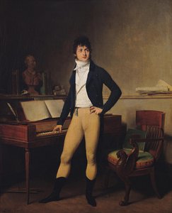 Portrét skladatele Françoise-Adriena Boieldieu 1775-1834, 1800 od Louis Leopold Boilly