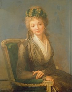 Portrét pravděpodobně Lucile Desmoulins (1771-94) 1794 (olej na plátně) od Louis Leopold Boilly
