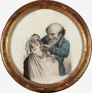 Šikovný holič, 1823 od Louis Leopold Boilly