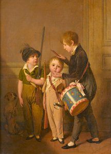 Louis-Léopold Boilly - Moji malí vojáčci od Louis Leopold Boilly