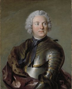 Charles Gustave de Tessin, švédský aristokrat a politik - Portrét Carla Gustafa Tessina (1695-1770), Tocque, Louis (1696-1772). olej na plátně od Louis Tocqué