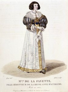 Marie-Madeleine (Marie Madeleine) Pioche de La Vergne, hraběnka z Lafayette (Madame de la Fayette) (1634-1693), čestná dcera rakouské královny Anny. Ve „“francouzské galerii slavných žen““