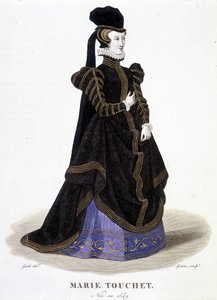 Portrét Marie Touchetové (1549-1638). Ve „“francouzské galerii slavných žen““