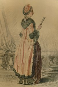 Femme De Chambre Russe, ruská služebná, c1765-1790, 1913