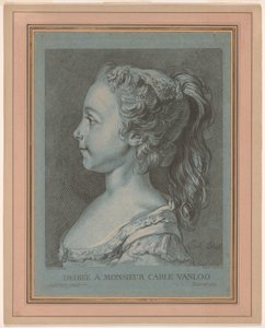 Marie-Rosalie Vanloo od Louis Marin Bonnet