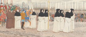 Série Panna ve zbroji na koni Johanka z Arku: III, c. 1908 - konec roku 1909. od Louis Maurice Boutet de Monvel