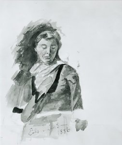 Postava ženy, 1886. od Louis Michel Eilshemius