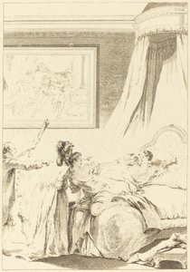 Le gascon puni od Louis Michel Halbou and Antoine Jean Duclos after Jean Honoré Fragonard