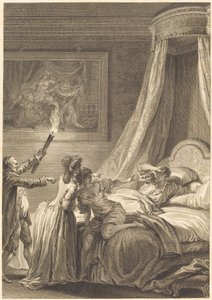 Le gascon puni od Louis Michel Halbou and Antoine Jean Duclos after Jean Honoré Fragonard
