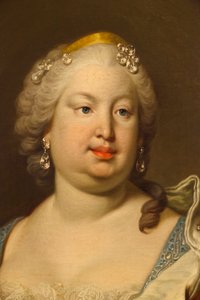 Barbara Portugalská nebo Braganza (detail)