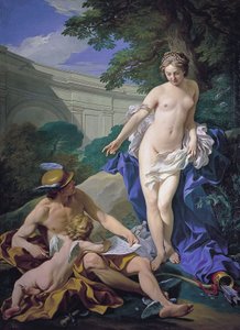 Venuše, Merkur a láska od Louis Michel van Loo