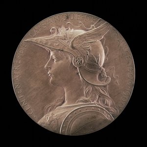 Stoleté výročí Bank of France, 1800-1900 [avers], 1900.