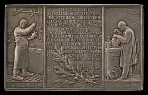 Padesáté výročí Christofle Company, 1842-1892 [reverse]