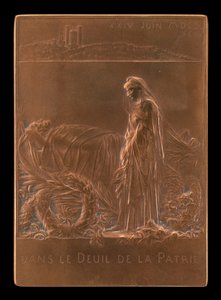 Francie Smutek za prezidentem republiky [reverse], 1894. od Louis Oscar Roty