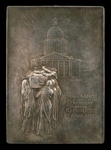 Tělo prezidenta Sadi Carnot Borne to Panthéon [avers], 1894.