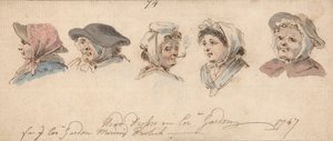 Šaty hlavy v Covent Garden od Louis Philippe Boitard