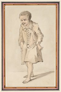 Little Cazey, cca 1747 (tužka, pero, inkoust a akvarel na papíře)