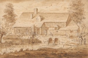 Pohled poblíž Aldenham, Herts od Louis Philippe Boitard