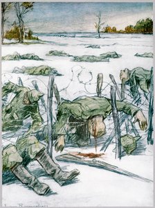 "Ostnatý drát", 1916