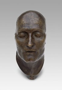 Posmrtná maska Napoleona, model 1821, obsazení 1833 od Louis Richard