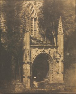 Fontána Notre-Dame v Saint-Brieuc, Bretaň, c. 1853.