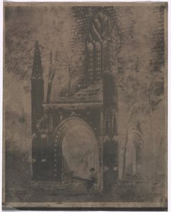 Fontána Notre Dame v Saint-Brieuc, Bretaň, c. 1853.