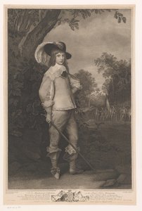 Portrét van Willem II van Oranje (...) William II. z Nassau Stadtholder ze Spojených států Holandsko (titul na předmětu) od Louis Sailliar