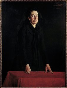 Commune de Paris: “” Portrét Louise Michelové (1830-1905) na pódiu”” Militantní anarchistka u soudu během jejího procesu. Obraz Louis Tinayre (1861-1942) 1882 Ne. 1,29x0,95 m Paříž, Musee Carnavalet Pozor! Použití tohoto díla může být předmětem