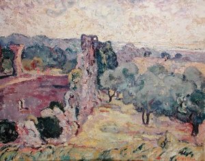 Krajina jižní Francie, kolem roku 1908 (olej na plátně) od Louis Valtat