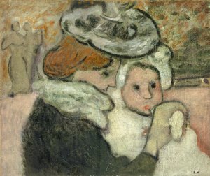 Matka a dítě (paní Valtat a její syn, džíny); Matka a dítě (paní Valtat a její syn Jean)